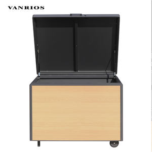 Vente en gros Panneau <span class=keywords><strong>de</strong></span> jardin en aluminium PVC Bacs <span class=keywords><strong>de</strong></span> <span class=keywords><strong>rangement</strong></span> pour patio extérieur Conteneurs <span class=keywords><strong>Cube</strong></span> en métal Boîte à coussins Meubles d'armoire pour patio - Product Image 4