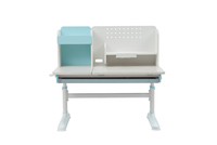 Table d'étude ergonomique pliable et écologique pour enfants, en bois, hauteur réglable, couleurs bleu et rose, pour la maison, le bureau, la chambre et le salon