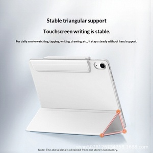 เคสป้องกันไอแพด ฝาพับแบบ Folio Pro/Air/Mini หมุนได้ แม่เหล็กถอดออกได้ แท็บเล็ต 11/13/8.3 นิ้ว คลิปหนีบสองด้าน - Product Image 3