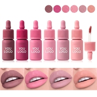 Rouge à lèvres liquide hydratant végétalien personnalisable avec logo de marque privée, imperméable, longue tenue, gloss à lèvres, maquillage 5ml