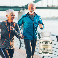 Comprimés de calcium à marque privée OEM, vitamine D3, soutien naturel pour la santé des os, du système immunitaire et digestive, supplément végétalien pour adultes, soutien énergétique