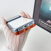 Coque de luxe antichoc pour iPhone 18 Pro Max 17 16 avec cadre de caméra invisible, béquille et protection intégrale de l'objectif