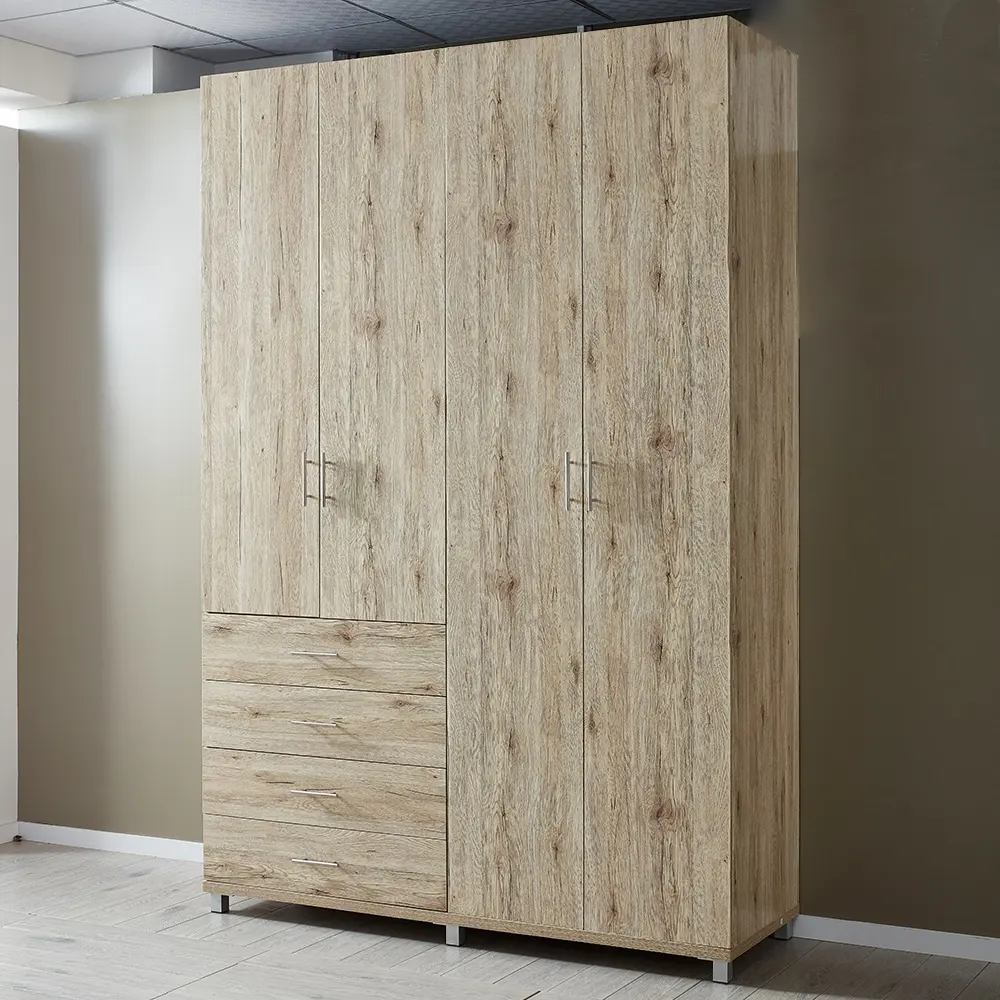 Большой пластиковый шкаф-гардероб в американском стиле, регулируемые полки, 4 ящика, шкаф, мебель для ванной комнаты