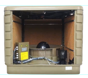 Refroidisseur <span class=keywords><strong>d</strong></span>'air évaporatif industriel JHCOOL 18000m3/h à onduleur pour atelier, usine, entrepôt - Product Image 4