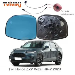 กระจกมองข้างสีฟ้า <span class=keywords><strong>1</strong></span> คู่ พร้อมไฟ BSA สำหรับจุดบอด สำหรับรถยนต์ฮอนด้า ซีอาร์วี เวเซล เอชอาร์-วี <span class=keywords><strong>ปี</strong></span> 2023 กระจกมองข้างป้องกันแสงสะท้อน - Product Image 2