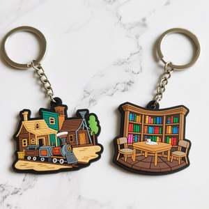 Llaveros Personalizados de PVC 2D/3D, Anillos de Llaves Suaves y Rígidos para Regalos Promocionales - Product Image 4