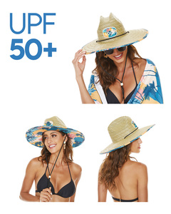 Chapeaux de cowboy en raphia en gros, chapeaux Panama Fedora personnalisés pour femmes avec sangles, chapeaux de <span class=keywords><strong>paille</strong></span> pour homme avec logo personnalisé - Product Image 3