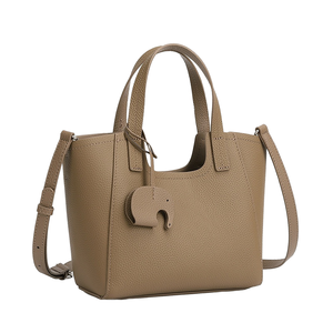 Personalised Luxury New Trendy Ladies Handbag Genuine Leather Bucket Shape Durable Portable Office Handbag Manufacturers China - Product Image 1