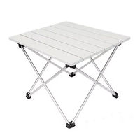 Table pliante portable en aluminium 2026 personnalisable pour camping, pêche, plage et pique-niques