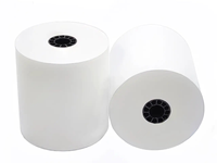 Rouleau de papier thermique 80x80mm 55gsm pour impression de reçus, image noire, papier de caisse enregistreuse - Vente chaude