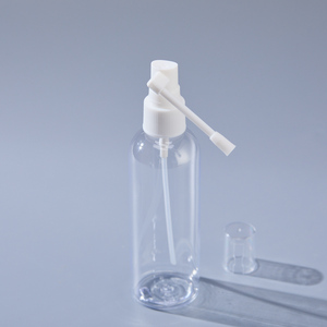 Botella de Plástico PET Blanca Vacía para Spray Nasal y Bucal con Boquilla Larga, Botella de Plástico Personalizada para Limpieza Nasal - Product Image 4