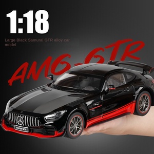 Big Benz Đen Samurai hợp kim <span class=keywords><strong>Mag</strong></span> xe thể thao mô hình mô phỏng đồ trang trí làm bền - Product Image 2