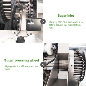 Machine électrique de traitement de bonbons à boule dure bouillie en acier inoxydable haute SUS304 à usage commercial nouvelle condition pour sucette coupée - Product Image 6