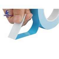 Ruban adhésif thermique double face en acrylique bleu Meishan, haute adhérence, isolant pour panneaux LED et dissipation de chaleur électronique
