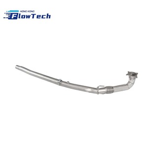 ท่อลงสแตนเลส T304 แบบไหลสูงสำหรับ VW Golf MK6 GTI 2.0T พร้อมแผ่นกันความร้อน – ท่อลงสมรรถนะสูงแบบยึดติดโดยตรง - Product Image 4
