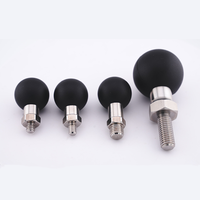 Adaptateur de montage à rotule de 1 et 1,5 pouces avec filetage 1/4-20 / M8 / M10 compatible avec les bras à double douille de taille B de RAM Mounts