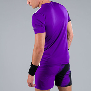 Abbigliamento alla moda da uomo uniforme da <span class=keywords><strong>Tennis</strong></span> ad asciugatura rapida t-shirt a maniche corte e pantaloncini sportivi da Baseball Set - Product Image 2