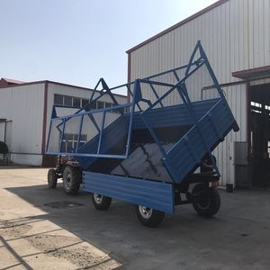 Remorque à benne basculante <span class=keywords><strong>de</strong></span> 2 tonnes Remorque <span class=keywords><strong>de</strong></span> tracteur à 4 roues Remorque à benne basculante arrière - Product Image 2