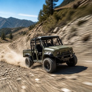 Voiture télécommandée tout-terrain RC Rock Crawler SUV 4x4 avec toit souple et roue de secours, homologuée EN71 CE - Product Image 5