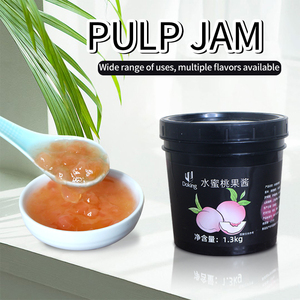 Factory Wholesale OEM Quality Milk <strong>Tea</strong> Material Special Bubble <strong>Tea</strong> Ingredients Boba Beverage Fruit <strong>Granules</strong> Jam Fresh <strong>Peach</strong> Jam - Product Image 2