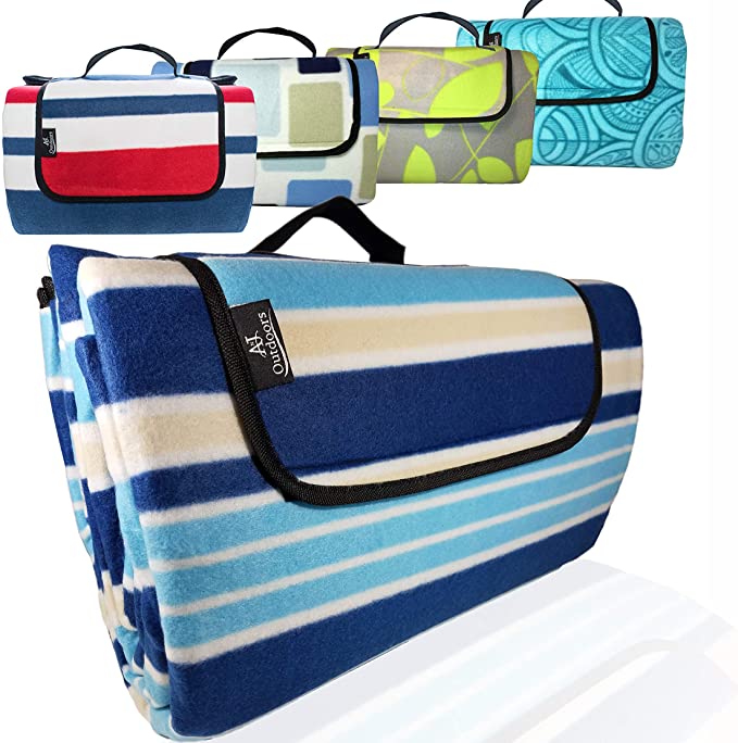 SS BSCI аудит складное пляжное одеяло Экстра большое флисовое напольное одеяло для кемпинга на заказ водонепроницаемое одеяло для пикника Коврик