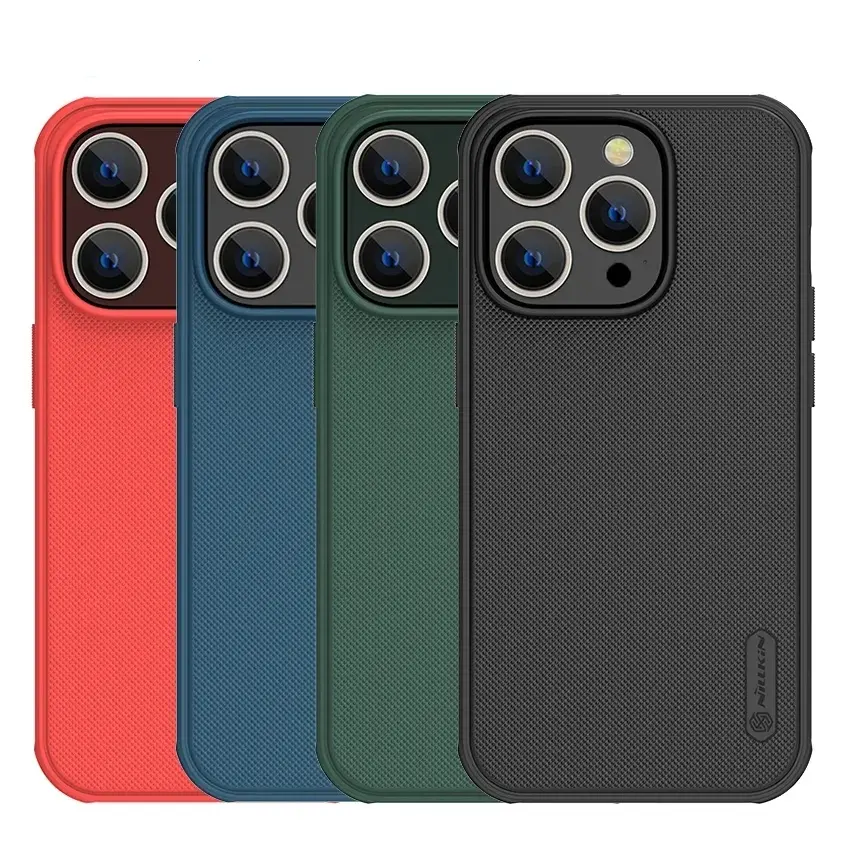 Nillkin Voor Iphone 15 Pro Max Case Super Frosted Shield Pro Tpu Pc Bescherming 14 Plus 13 Mini 12 Pro Matte Achterkant Telefoonhoes