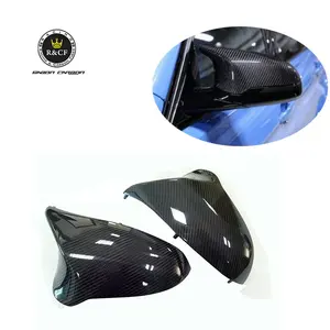 M Hiệu Suất Phong Cách Carbon Sợi Gương Bìa Thay Thế Cho BMW F80 F82 F83 M3 M4 M2C LHD