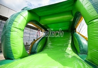 Jeu d'obstacles gonflable de crocodile pour enfants, personnalisable en usine, attrayant pour les jardins, pour l'escalade