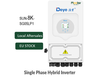 อินเวอร์เตอร์พลังงานแสงอาทิตย์แบบไฮบริดเฟสเดียว Deye 8kW 5kW 220V DC AC คอนเวอร์เตอร์สำหรับระบบพลังงานแสงอาทิตย์แบบไฮบริดสำหรับบ้าน - Product Image 1