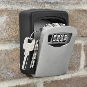 2014 Key <b>Lock</b> <b>Box</b> Wall-mounted Plastic Metal Aluminum Alloy Safe Weatherproof Key Storage <b>Lock</b> <b>Box</b> for Indoor and Outdoor Use - Product Image 3