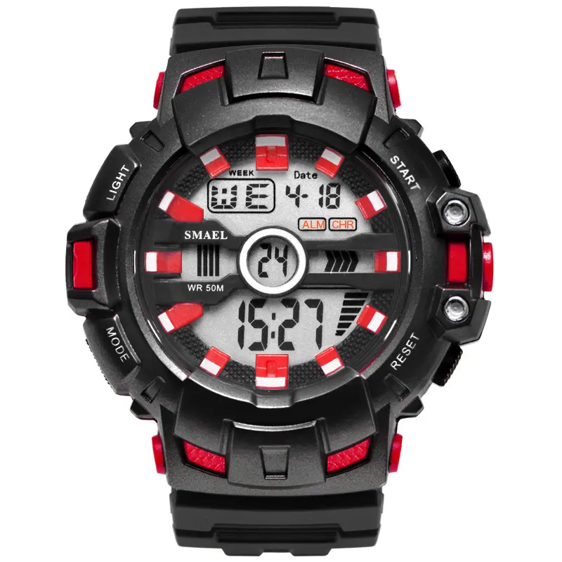 High quality digital alarm watch automatic SMAEL 1532B sport watches men digital wrist