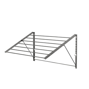 Outdoor Two Adjustable Stainless Steel <strong>Wall</strong> <strong>Mounted</strong> Drying Rack Foldable Metal <strong>Hanging</strong> <strong>Clothes</strong> Drying Rack - Product Image 5