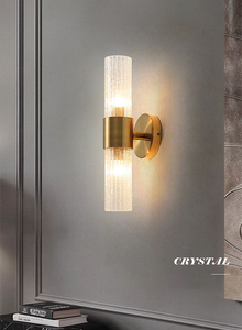 <span class=keywords><strong>Applique</strong></span> murale en cristal de luxe, lumière LED décorative moderne pour hôtel, salle de banquet, couloir et salon de villa - Product Image 3
