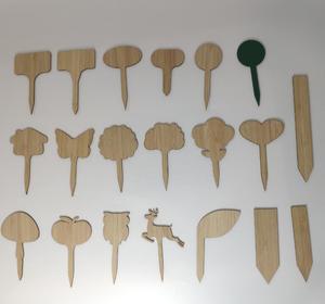 Marqueurs de plantes en bambou décoratifs de <span class=keywords><strong>jardin</strong></span> extérieur personnalisables bâtonnets de pot biodégradables avec boîte d'emballage espaces intérieurs utilisation en cuisine - Product Image 6