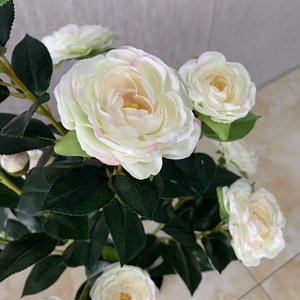 Su misura ad alta densità di più colori tessuto camelia <span class=keywords><strong>Tea</strong></span> Rose fiore albero per la decorazione di nozze - Product Image 6