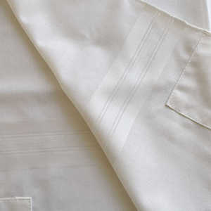 Certificat Casher Nouveau Châle de Prière Juif Adulte Tallit Katan 100% Laine Mérinos avec Gilet Tzitzit à Pompons pour Usage Quotidien - Product Image 5