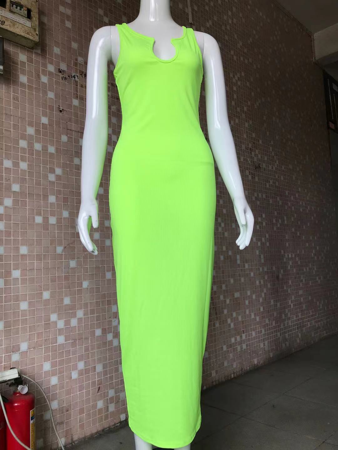 Turquoise long dress
