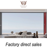 Ventana Abatible de Alta Resistencia de Aleación de Aluminio con Microventilación Moderna, Aislamiento Acústico y Doble Vidrio Templado para Dormitorio o Villa