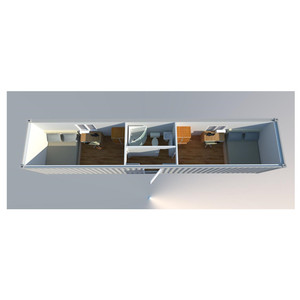 Prefabbricato modulare 1 2 3 4 5 6 con due camere da letto prefabbricato per la spedizione degli ospiti container per uffici appartamento hotel house - Product Image 5