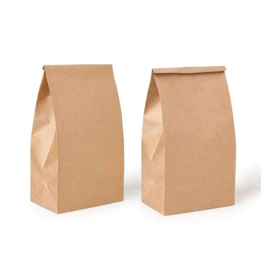 Sacchetto di carta Kraft personalizzato bolsa de papel kraft e manici per scatole busta per scatola riciclata sacchetto di carta per la spesa in tessuto ecologico