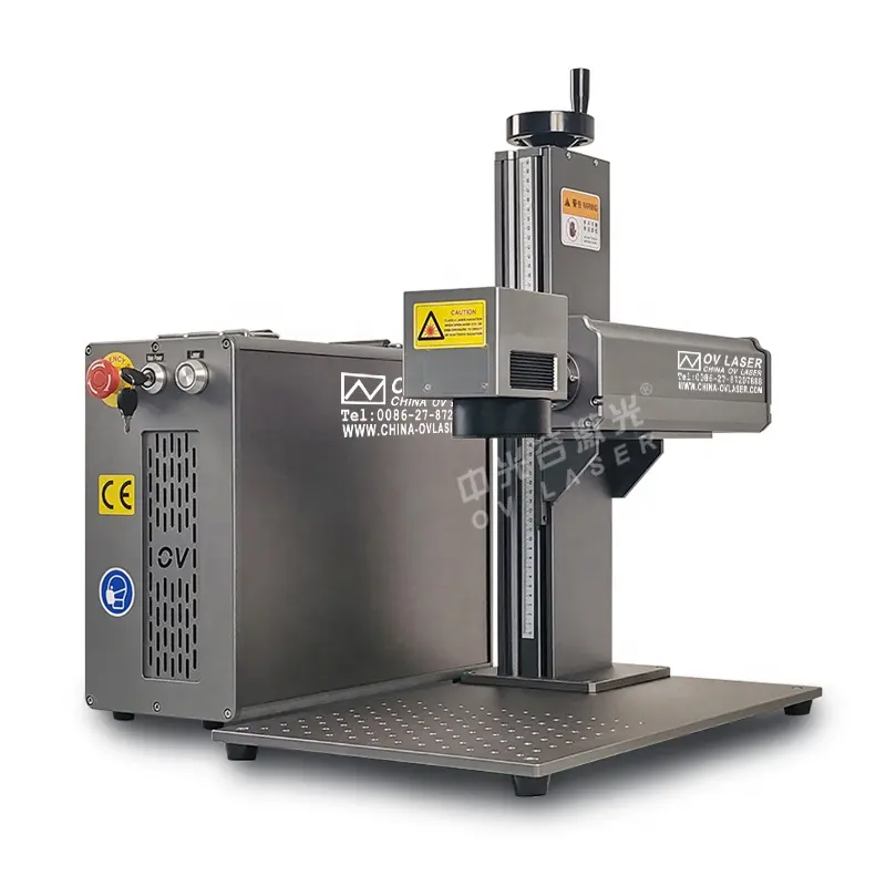 Imprimante de logo laser pour imprimer des noms sur métal plastique 60W JPT mopa machine de gravure laser à fibre imprimante laser à surface métallique