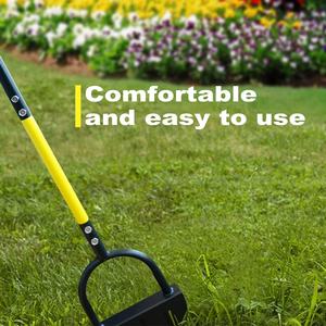 Demi-lune étape scie-dent jardin Edger bricolage longue poignée manuel pelouse Edger pour l'application de trottoir - Product Image 5