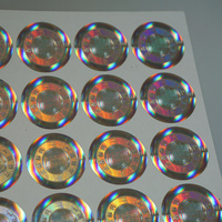 Trajectoire 3D personnalisé motifs guillochés inviolable sécurité arc-en-ciel autocollant Laser hologramme décalcomanies étiquettes holographiques autocollant