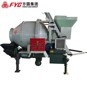 Tragbares 5,5 kW JZC350 Zement mischer und Pumpe Neues Bauindustrie produkt mit Kern motor für Aggregat typ - Product Image 5