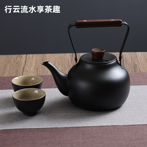 304 Stainless Steel Retro Teapot With Lid Heat Resistant <b>Camping</b> Outdoor Use - Product Image 3