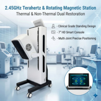 Appareil Térahertz Gyromagnétique Vertical 2,45 GHz à Levage Électrique pour Soin Corporel Chaleur Profonde, Vente Directe Usine pour Salons de Beauté