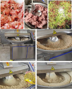 Full Automatic <b>Meat</b> and Vegetable Chopping Machine with <b>Meat</b> <b>Bowl</b> <b>Cutter</b> 220V/380V 2-Year Warranty - Product Image 2