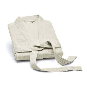 Bata de Baño de Gasa de Algodón Tejida, Ecológica y Sostenible para Mujer y Hombre, Ligera, Absorbente, con Bolsillos, Suave, Estilo Kimono para Verano - Product Image 2