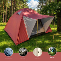 Tente de camping HOSA Outdoor Savana, tente dôme, deux couches, emballage portable, toutes saisons, imperméable, résistante à la pluie, pliable