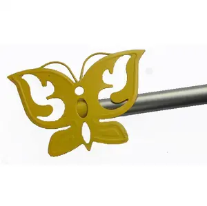 Kid gordijn staaf tieback en accessoires, vlinder vorm tieback
